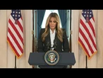 Melania Trump diz que tem 'canal aberto' com Putin sobre crianças ucranianas | AFP