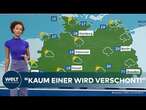 KATASTROPHENWETTER IM SOMMER: Deutschland wird von Gewittern heimgesucht! Wo bleibt die Sonne?