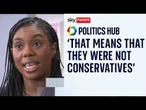 Kemi Badenoch: 'I am making the Conservative party properly Conservative'