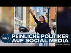 DEUTSCHE POLITIK AUF SOCIAL MEDIA: Wenn Influencer-Träume peinlich enden!