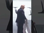 WATCH: Trump boards Air Force One as he makes his way to Wisconsin