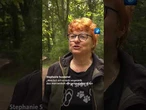 Eine Lachyogatrainerin bietet im Saarland Lachwanderungen an #Lachen #Wandern #Wald #tagesschau