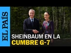CLAUDIA SHEINBAUM se reúne con Mark Carney en la Cumbre del G7 | EL PAÍS