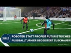 PEKING: Schüler lassen Fußball-Roboter gegeneinander antreten und sorgen mit KI für Staunen!