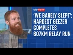'Hardest Geezer' Russ Cook completes relay run across Iceland
