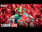 LIVE: Lisbon fanzone reacts as Portugal take on Croatia