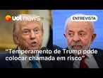 Ligação para Trump depende do risco que Lula quer correr ao procurar Trump, diz cientista político