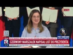 Czerwony marszałek napisał list do prezydenta! | W Punkt