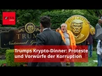 "Nur korrupt in seiner Freizeit": Trump empfängt Käufer seiner Kyptowährung zu Dinner