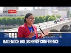 Kemi Badenoch holds news conference