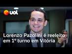 Resultado das eleições 2024: Lorenzo Pazolini é reeleito em primeiro turno em Vitória (ES)