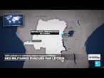 Plus de 1300 policiers et militaires bloqués à Goma évacués vers Kinshasa par le CICR • FRANCE 24