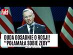 Mocne przemówienie Dudy w USA! "Rosja połamała sobie zęby". Prezydent spotkał się z Polonią | FAKT