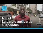 Référendum en Guinée: les partis d'opposition suspendus pourront s'exprimer • FRANCE 24