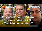 Caso Gritzbach: Tarcísio virou refém do Derrite, diz professor: 'Segurança pública em SP vive crise'