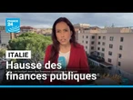Italie : un budget avec des finances publiques en hausse • FRANCE 24