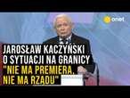 Konferencja prasowa prezesa PiS Jarosława Kaczyńskiego