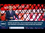 BÖRSE AM MITTAG: VW-Schrumpfkur, Iran-Sorgen und Rekord-Pleitewelle belasten die Anleger