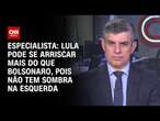 Especialista: Lula pode se arriscar mais do que Bolsonaro, pois não tem sombra na esquerda | WW