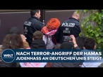 DEUTSCHLAND: Nach Hamas-Angriff auf Israel! Antisemitismus an Universitäten gestiegen