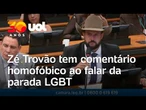 Deputado do PL faz declaração homofóbica na CCJ ao comentar parada LGBTQIA+ de São Paulo