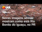 Tornado em Rio Bonito do Iguaçu: novas imagens aéreas mostram destruição após chuvas e ventania