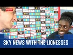 Sky News at Lionesses’ training camp as they prepare to defend Euros title