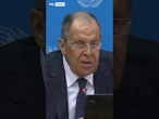 Lavrov: Anyone downing aircraft in Russian airspace will 'regret it'
