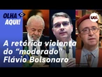 Reinaldo: Flávio, o falso moderado da família, ataca Lula e fica de joelhos para o “colonizador”
