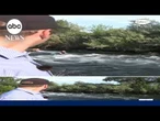 Boat rescue unfolds as reporter records story