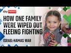 Sky News investigates the slaughter of a Palestinian family fleeing fighting | Israel-Hamas War