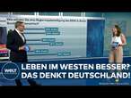 OSTDEUTSCHLAND: Ungleiche Lebensbedingungen? Das denken die Deutschen über den Osten