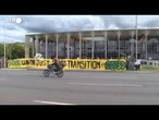 Brasilia, protesta per chiedere una giusta transizione ecologica