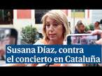 Susana Díaz cuestiona el pacto con Cataluña: 