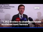 Canicule: 1.352 écoles ou établissements scolaires sont fermés ce lundi en France