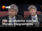 Fux acompanha Moraes e vota por rejeitar duas denúncias e considerar outros dez acusados réus