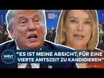 USA: Trump provoziert mit Gala-Rede! "Es ist meine Absicht, für eine vierte Amtszeit zu kandidieren"
