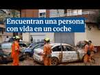 Encuentran una persona con vida en un coche 3 días después de la DANA