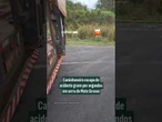 Caminhoneiro escapa de acidente grave por segundos em serra de Mato Grosso