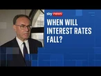 'Inflation is higher than we expected it to be,' says Bank of England governor as rates held again