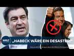 DEUTSCHLAND: Union in der Krise? CSU-Chef Söder widerspricht Merz und attackiert die Grünen scharf!