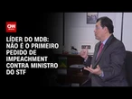 “Não é o primeiro pedido de impeachment contra ministro do STF”, diz Eduardo Braga | CNN 360°