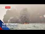 Oil tanker and cargo ship collide off coast of Lincolnshire | The UK Tonight with Sarah-Jane Mee