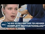 INTEGRATIONSKURSE: Knallhart-Abrechnung! "40 bis 50 Prozent der Teilnehmer komplett motivationslos!"