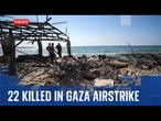 'All I see is blood': Horror as Gaza cafe popular with students hit by airstrike