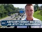 NEUES VERBOT FÜR AUTOFAHRER: Strafgelder drohen! Hier darf bei Autobahn-Stau niemand mehr abfahren