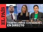 DIRECTO | Los líderes políticos comparecen tras su reunión con Sánchez en Moncloa | EL PAÍS