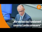 Merz wirbt im Bundestag für schwarz-roten Reformkurs