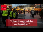 "Überhaupt nicht vorbereitet": Terrorexperte warnt vor neuer Weihnachtsmarkt-Gefahr