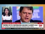 Tarcísio volta a nacionalizar discurso e alfineta Lula | LIVE CNN